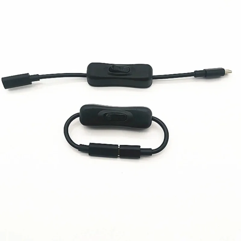 For Raspberry Pi Power Switch,USB C Male to Female Type C Extension Cable Inline On/Off Switch for Raspberry Pi 4