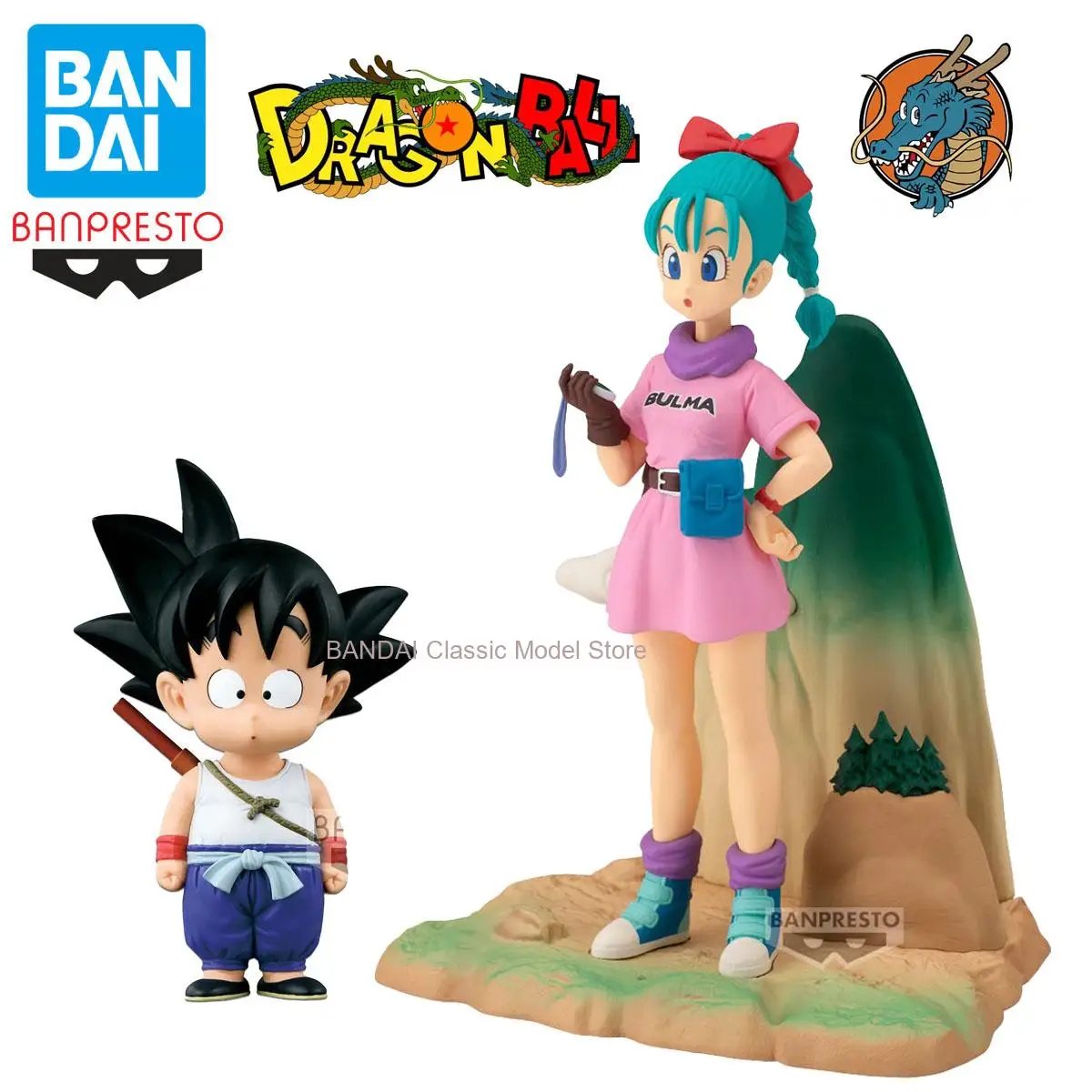

in stock Original BANPRESTO History Box Bulma Son Gokuu Anime Figures Figure Model Toys Gift Classic Toys Hobby & Collectibles