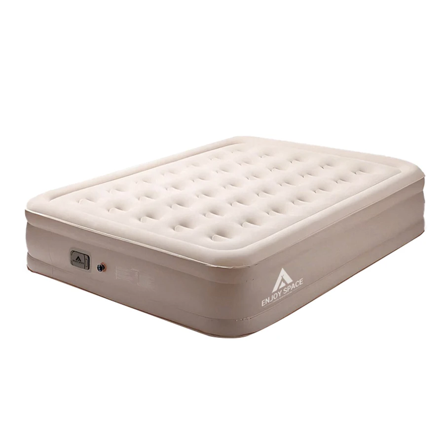 

Ergonomic Automatic Inflatable Airbed for One Person with Built-in Pump Self-Inflating Single Air Mattress