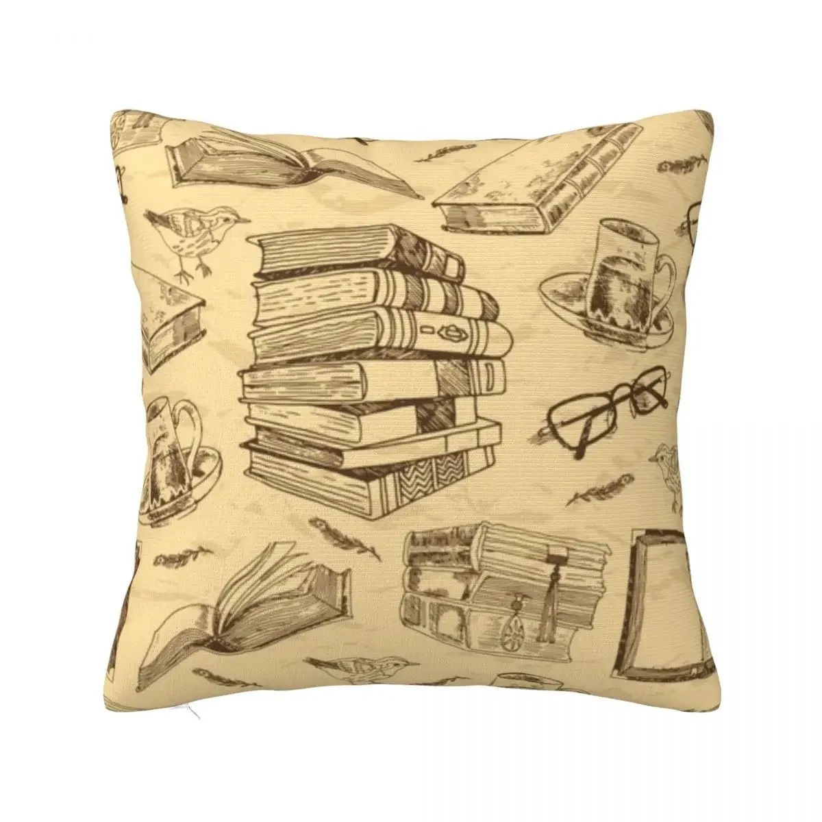 

Vintage Book Pattern A Pillow Case