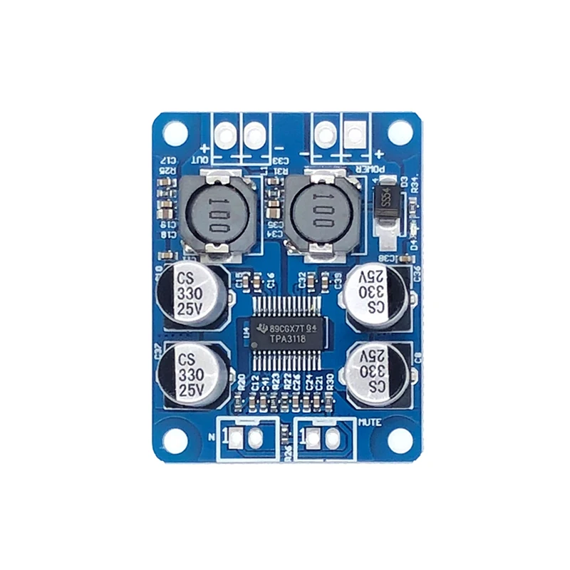 RIXITE TPA3118 30W Mono Digital Audio Power Amplifier Board Amp Module 4-8ohm TPA3118D2 Amplifier DC 12V-24V