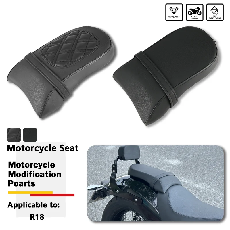 

Motorcycle Passenger Pillion Detachables Cushion Pad Rear Seat Fits For BMW R18 100 Years R 18 Classic 2020 2021 2022 2023 2024