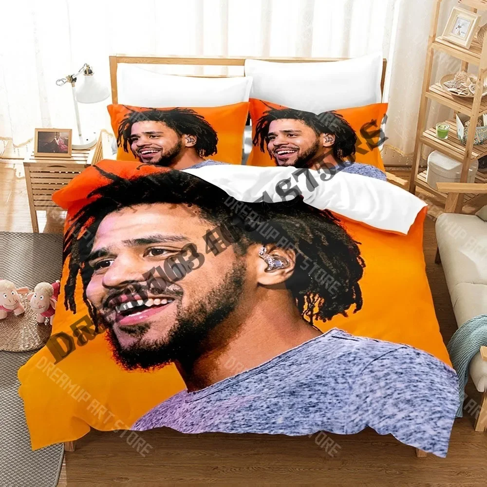 

Комплект постельного белья J Cole с 3D принтом, одинарный, полный, королевский размер, комплект постельного белья для взрослых и детей, пододеяльник для спальни, 3D-принт, простыня в стиле аниме