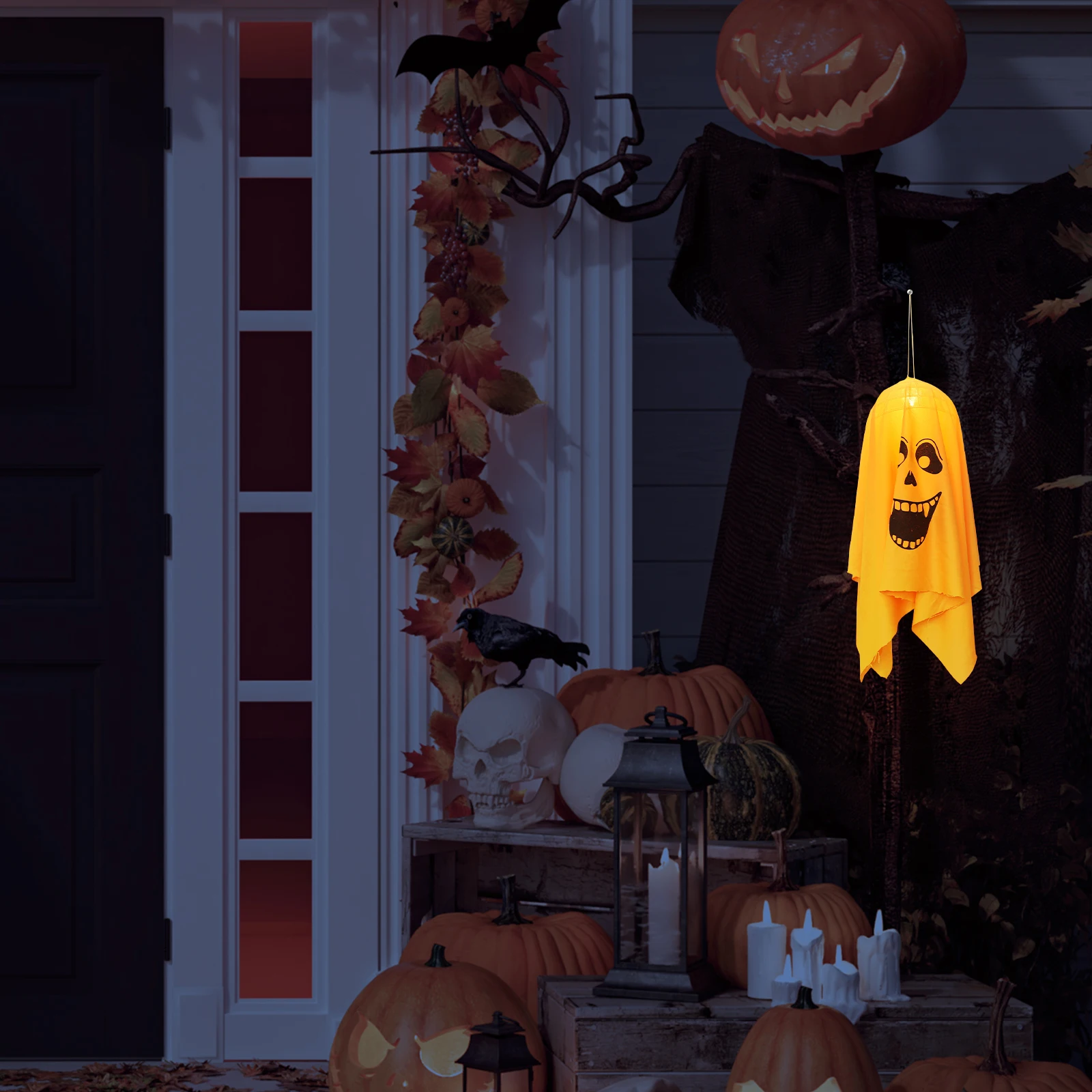 

LED Chandeliers Decoration Birthday Halloween Ghosts Outdoor Decorations Shine