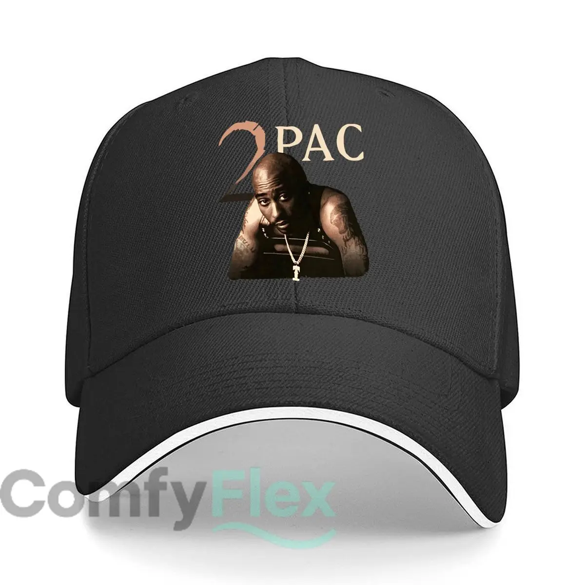 Casquette de Baseball Sandwich unisexe, 2 paquets, graphique artistique Hip-Hop, coupe réglable, chapeau décontracté pour adultes, pour hommes et femmes