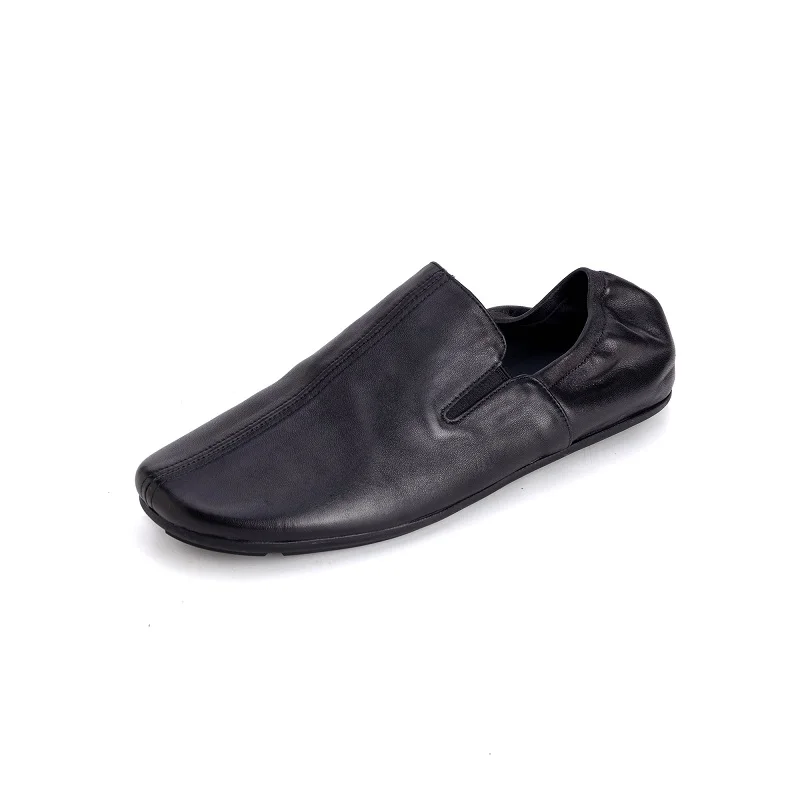 أحذية نسائية ربيع جديد البغال أحذية بسيطة غير رسمية جلد الغنم جولة تو لينة الشقق كوريا نمط اليدوية أحذية أساسية مريحة #2