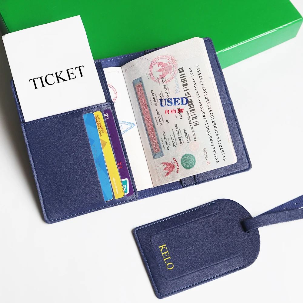 Nome Personalizado Viagem Passaporte Capa Set, Cartas Personalizadas Presente, Tag Da Bagagem, Titular Do Cartão, Caso Passaporte, Viagem Essentials