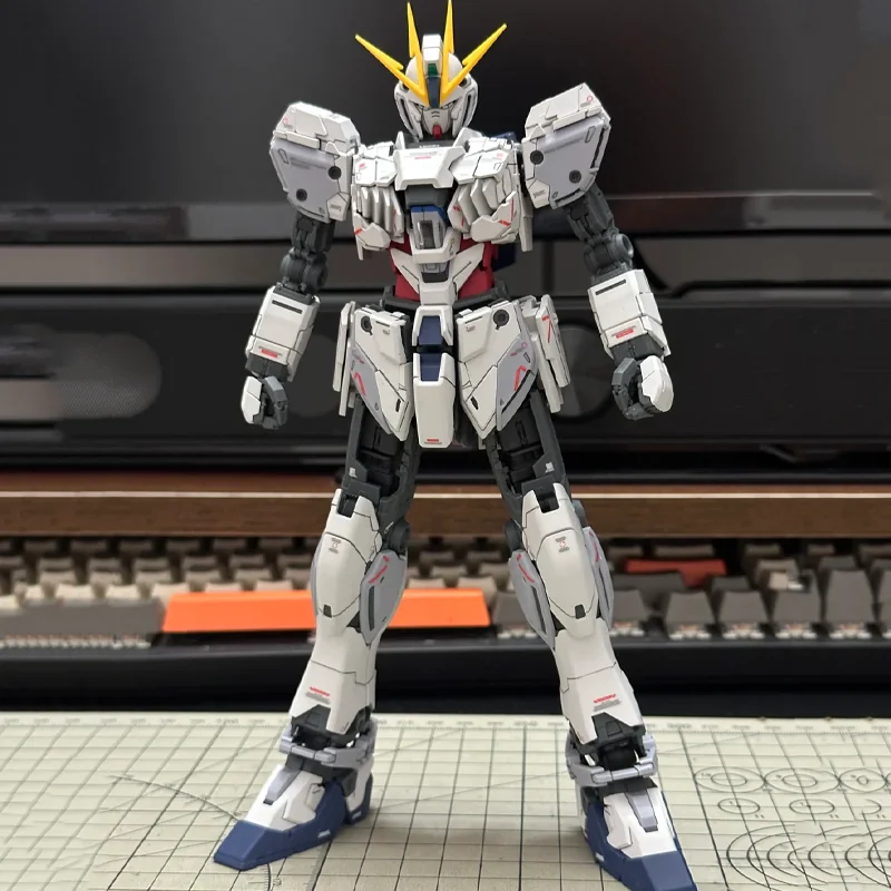 HG 1/144 Narrative NT C-Packs RX-9/C Mech Assembly Model Kit Action Figures Desktop Decoration Doll Boy Toy Gift Collectible