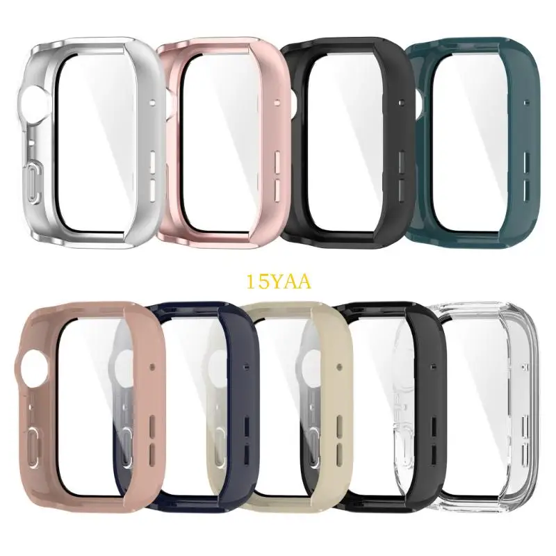 

15YA интегрированная защитная крышка защитника экрана для Watch Fit 4 Носимое устройство Scratch Resispt Shockper PC Полное