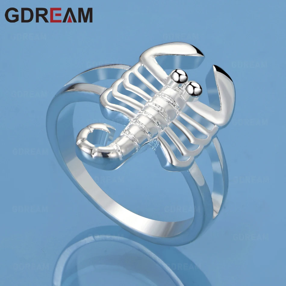 GDREAM 925 Sterling Silver Scorpion Ring (7-10#) - A Unique And Versatile Gift For Women, Perfect For Any Occasion.