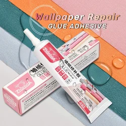 Wallpaper Repair Glue, contato claro, PVC, XPE, folha de alumínio da fibra, ferramentas DIY, propaganda do livro, novo, 50ml, 2024