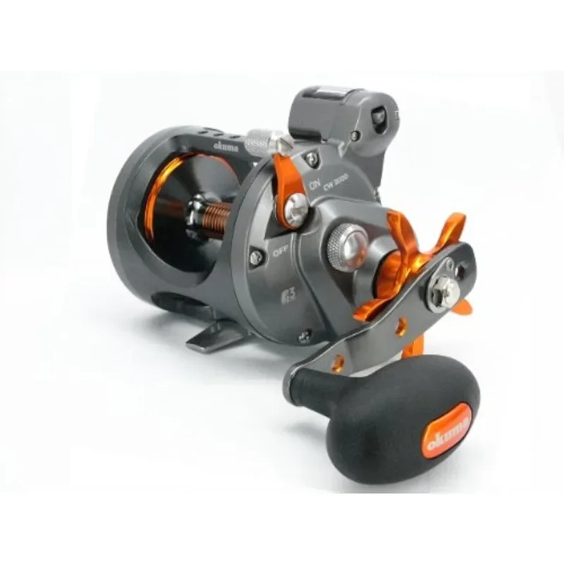 

Okuma Cold Water Linecounter Trolling Reel Style: Cw-303d: 420 Yds-20lb Pattern Name: Trolling Reel