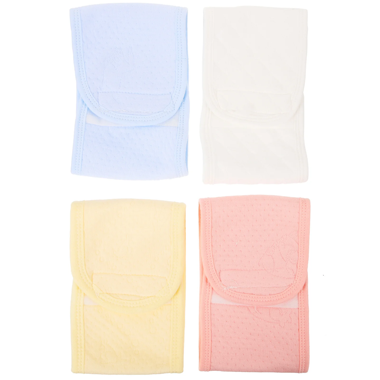 

4Pcs Baby Belly Band Supple Cotton Abdomen Keeper Warm Protector for Newborn Infant Belly Wraps Comfortable Sleep Use