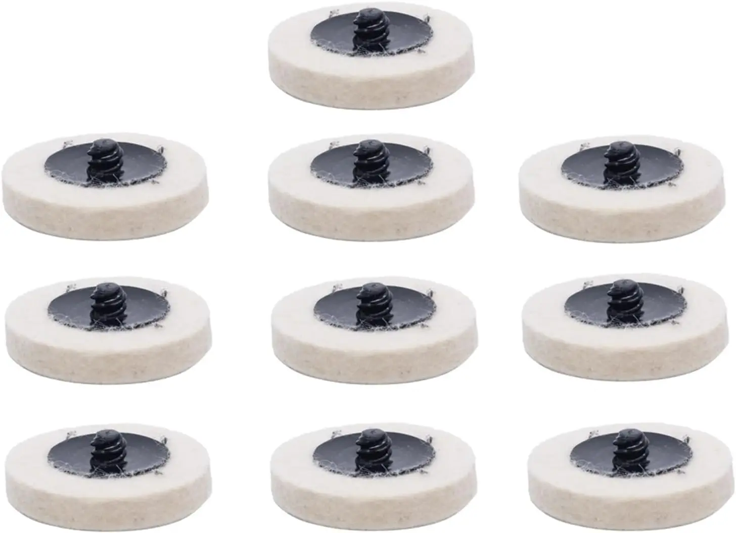 

10pcs 2inch Compressed Wool Felt Fabric Disc 50mm Polishing Buffing Pads Wheels for Grinding Abrasive Tools Accessories