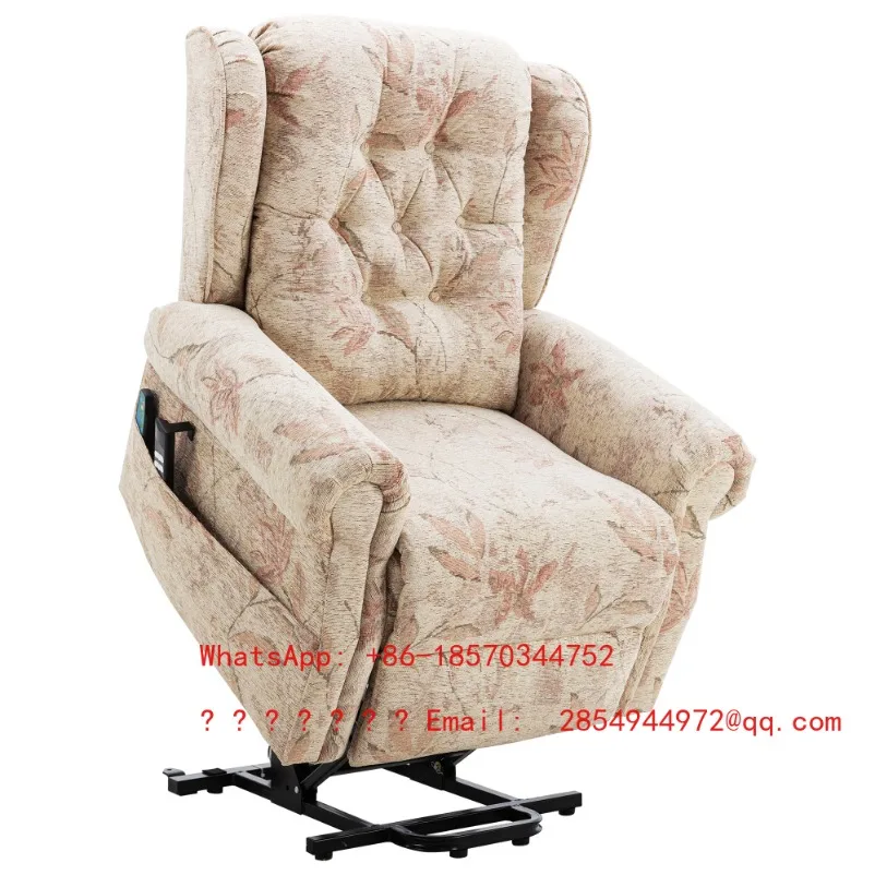 PINGGO Dual Motor Lift Chair Recliner Elderly Heat Massage Infinite Position Lay Flat 300 LBS Capacity Electric Power Sofa