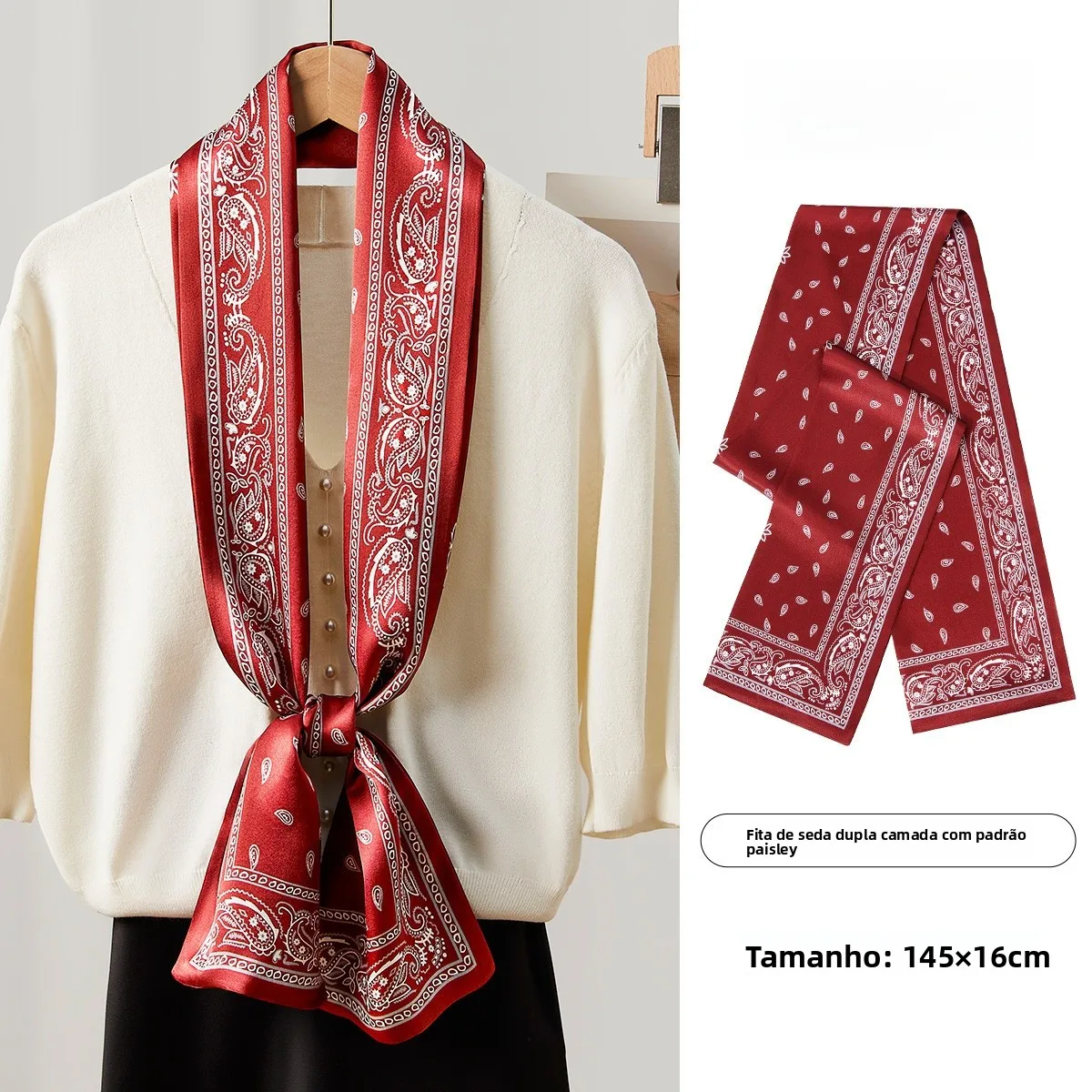 double-layer-silk-scarf-women's-00-silk-waistnut-flower-ne-protection-decorative-long-ribbon-gift-bag-paaging