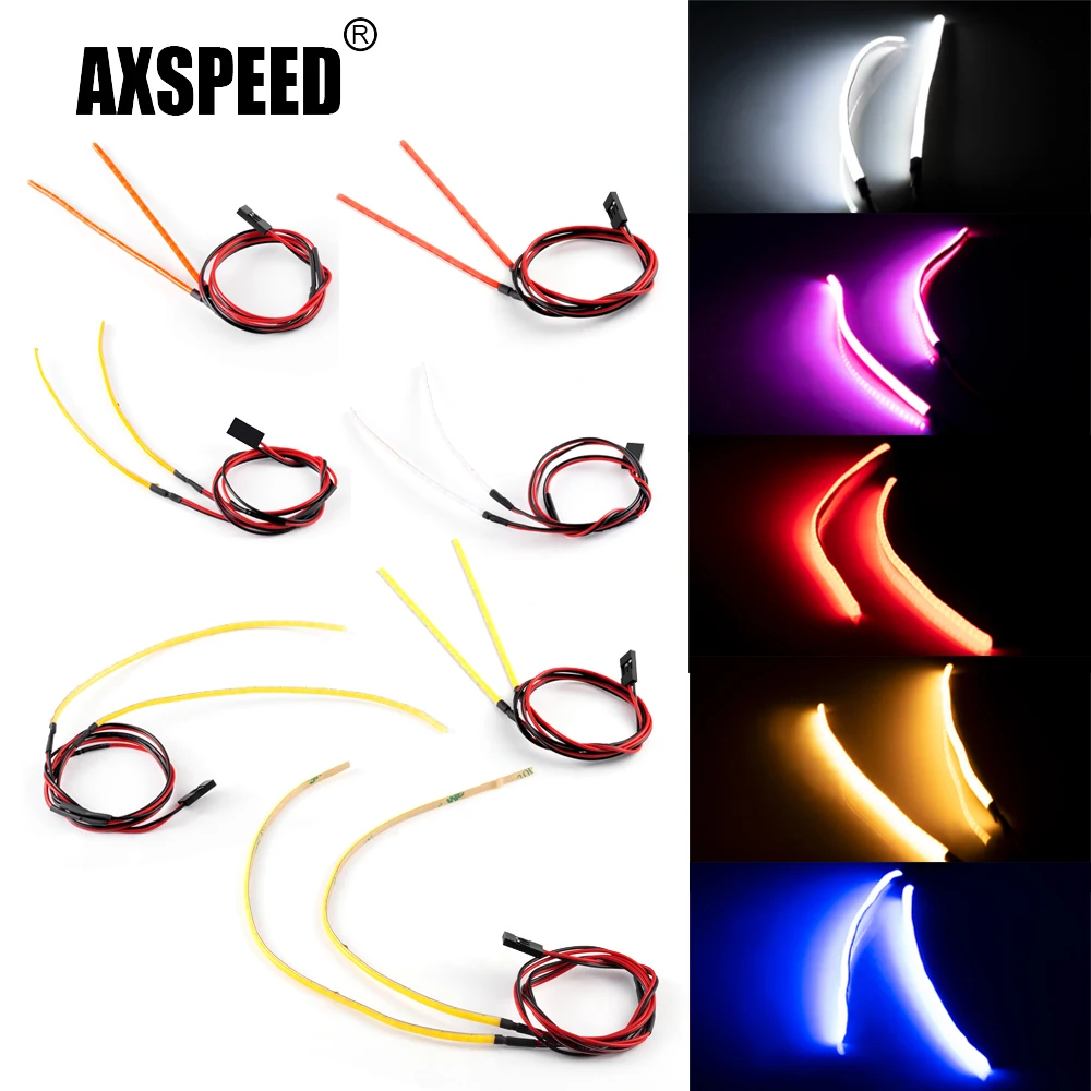 AXSPEED 1Set 10cm/15cm/20cm Simulation COB Lights for 1/10 RC Drift Off-road Car Truck Upgrade Decortion Parts Accessories