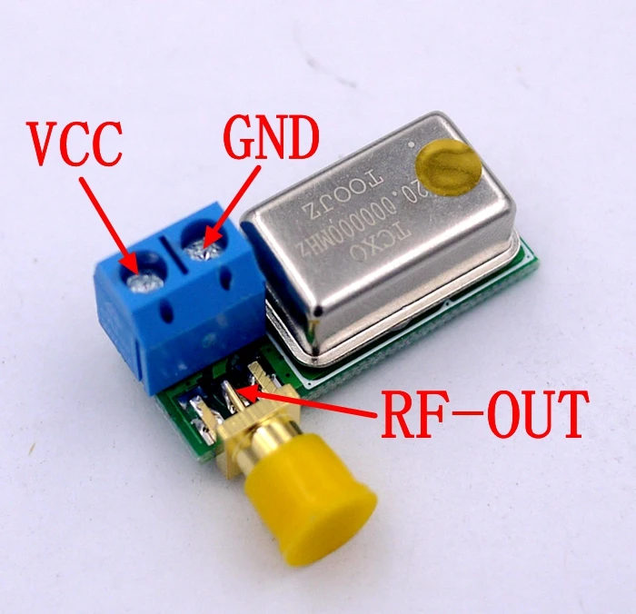 Active crystal module, direct frequency output, supports three different active crystal packages