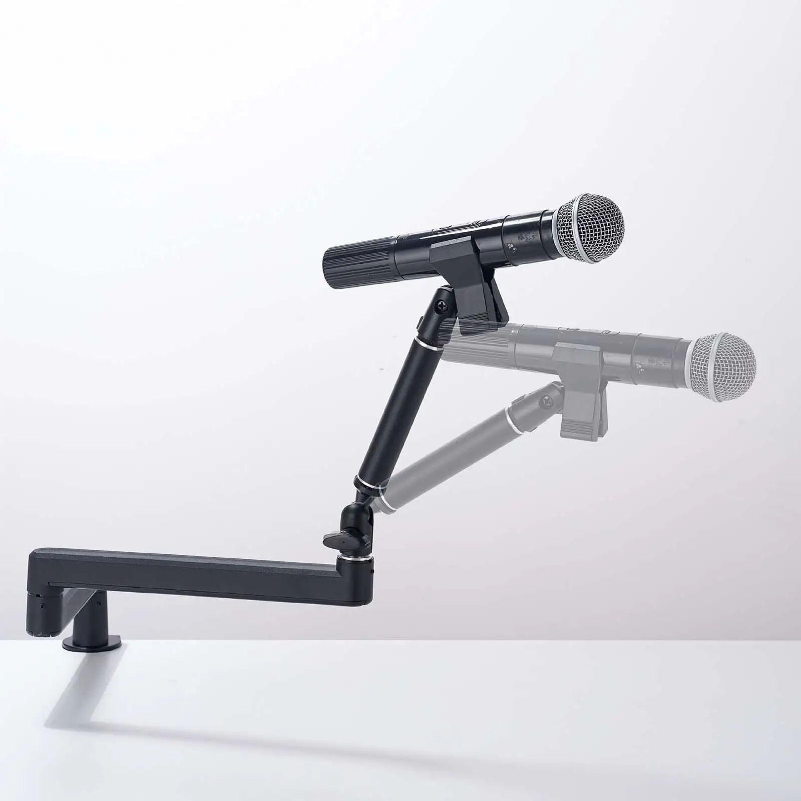 Live Microphone Stand Three Sections Arm Universal Microphone Support Bracket Mic Desk Mount Microphone Stand for Desktop