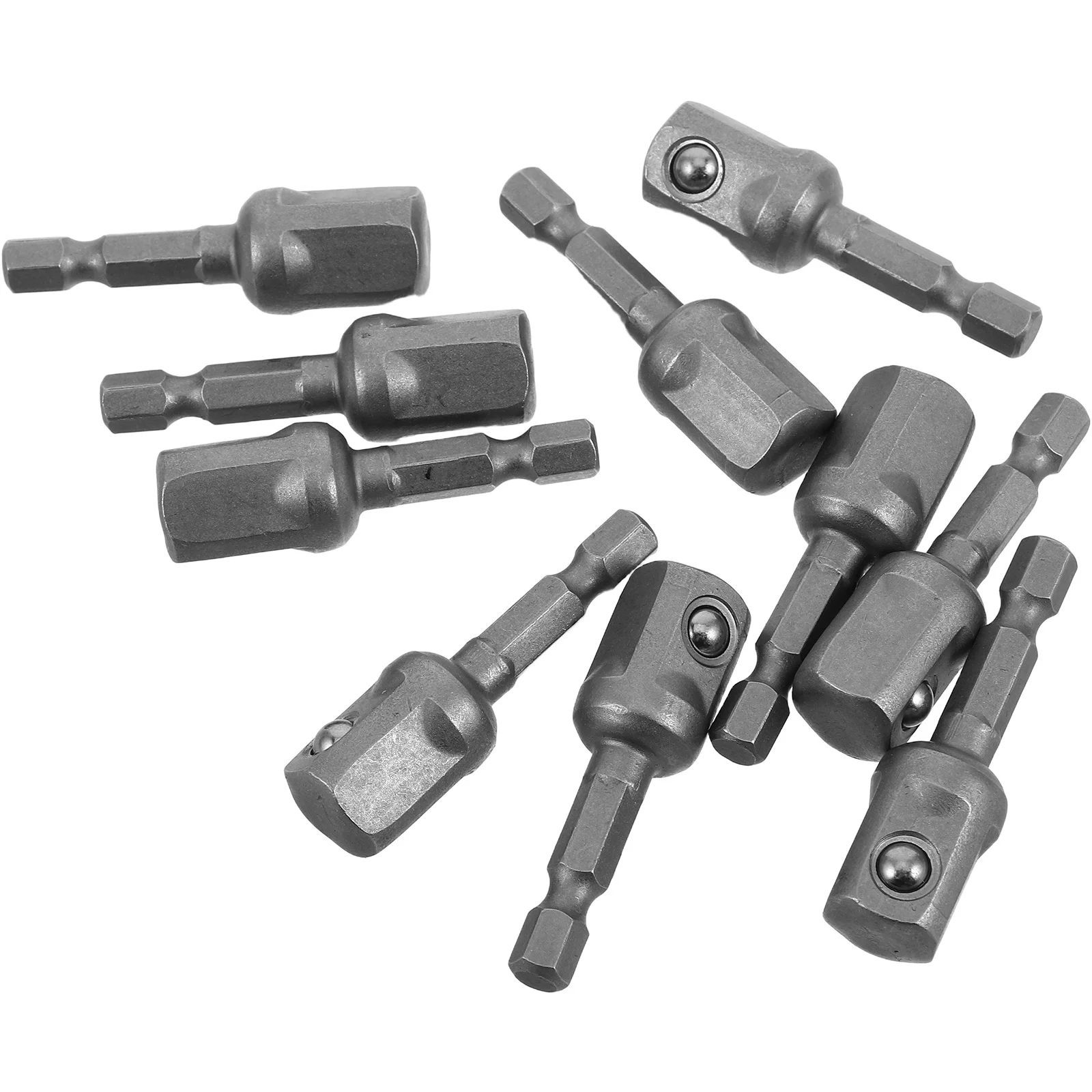 Set di adattatori di conversione per estensione con gambo a presa quadrata da 10 pezzi per estensioni di punte da trapano