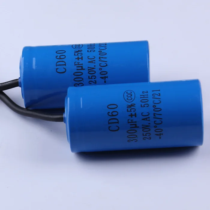 

free shipping fee 1pcs CD60 Motor Starting Capacitor 250V 300UF