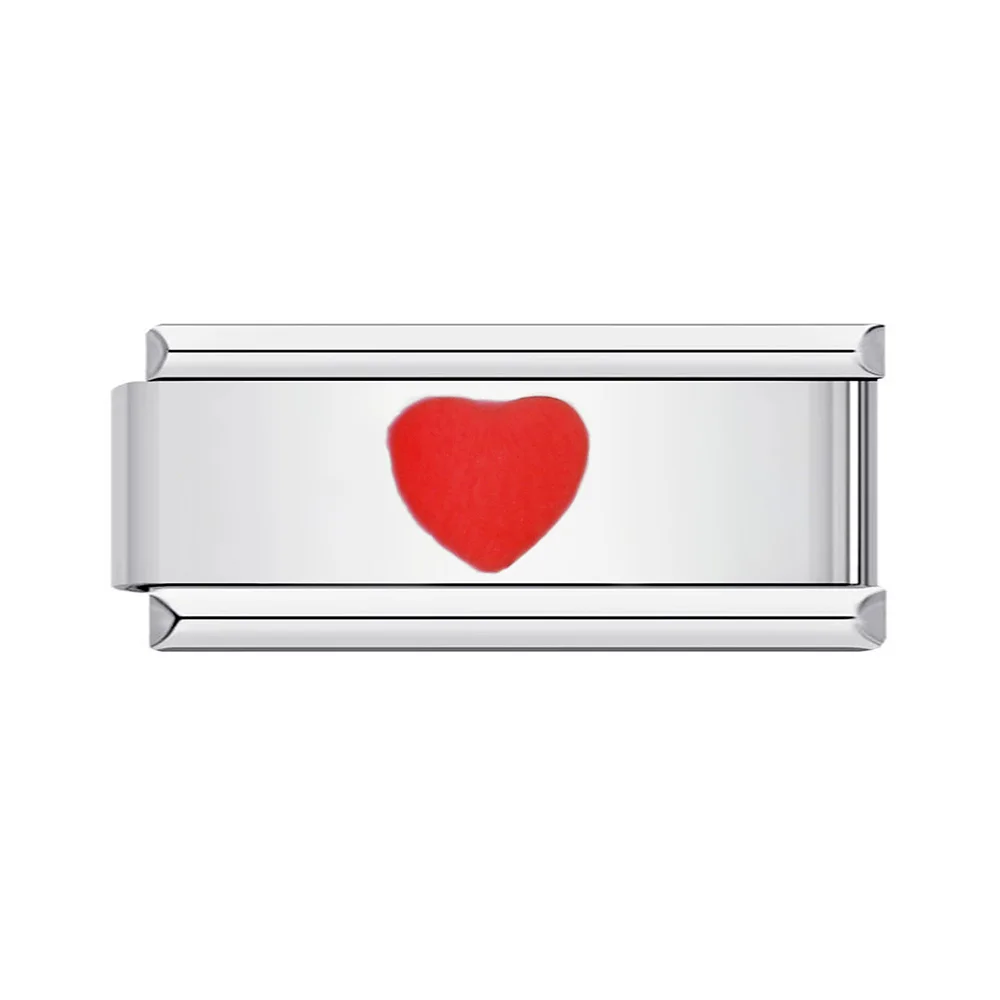 2025 Neues Y2k Fit 9mm Italienisches Charm-Armband mit Herzgliedern, Liebes- und Partnergeschenk für immer, Valentinstagsgeschenk, DIY-Schmuckherstellung – Detail 3