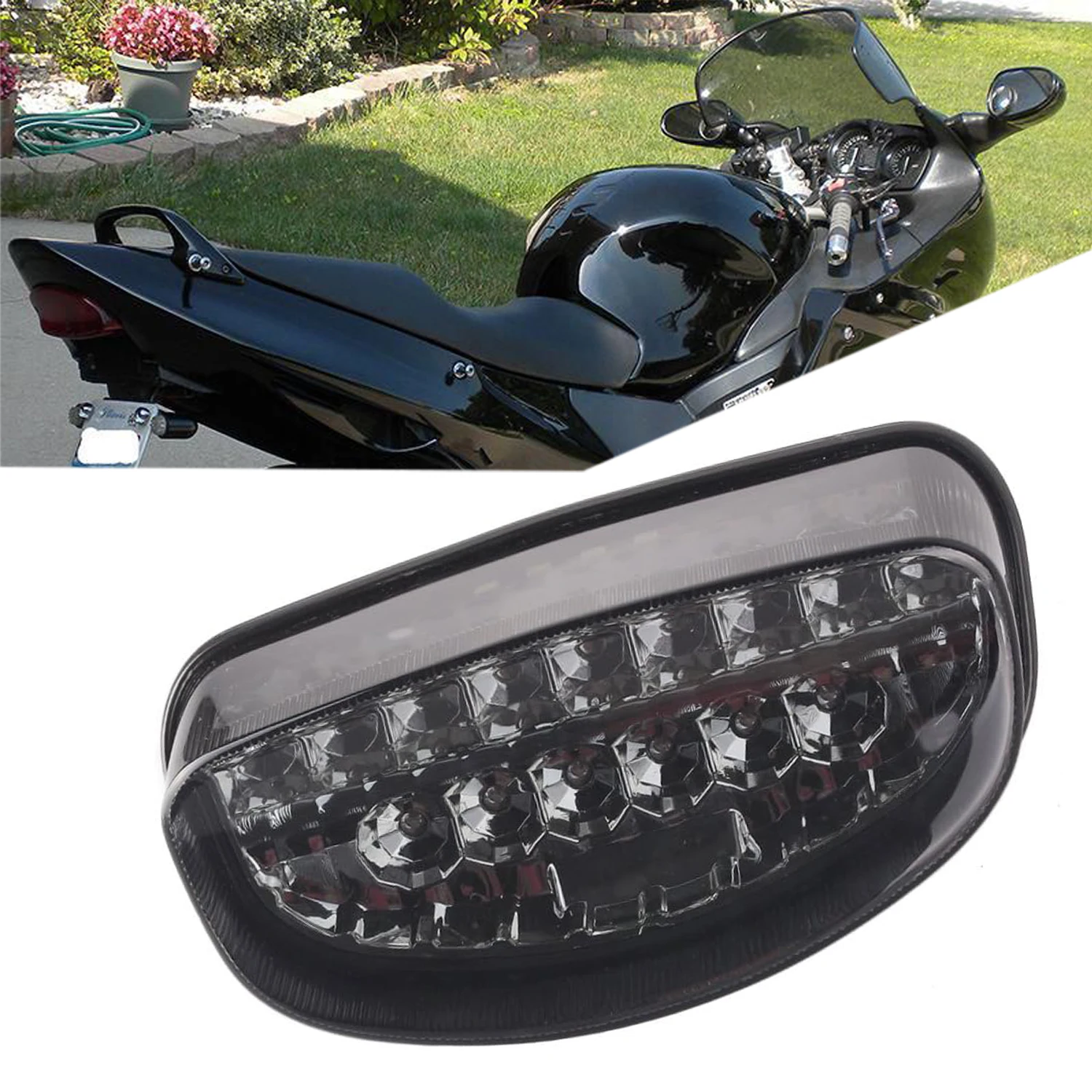For Honda Blackbird CBR1100XX 97-98 LED Taillight Motorcycle Tail Brake Light Lamp Taillight Assemblies