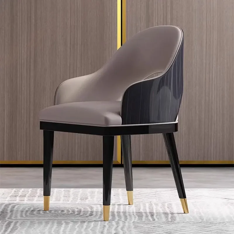 

Small Modern Dining Chairs European Foot Living Room Chaise Dining Chair Restaurant Center Sedie Da Pranzo Home Furniture