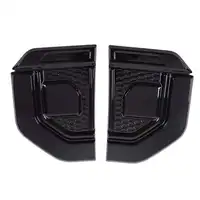 1 par de guardabarros lateral, aleta de ventilación, cubierta de ala de aire, embellecedor de plástico negro brillante apto para Toyota Prado Land Cruiser LC250 2024