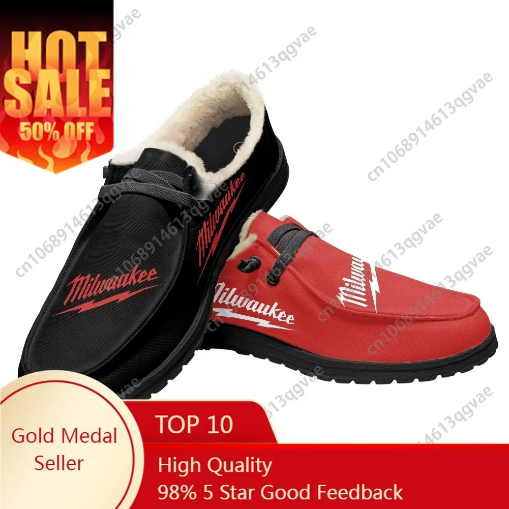 

M-MilwaukeeS Nothing But Heavy Duty Plush Flat Shoes Breathable Outdoor Sneakers Lightweight Shoes Footwear Custom Made Shoe