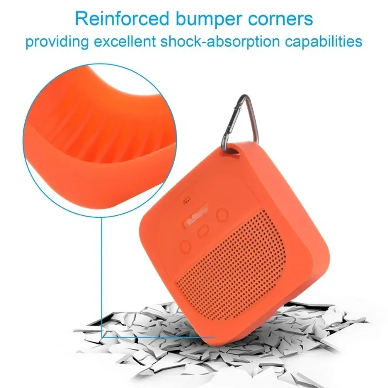 Funda protectora portátil para Altavoz Bluetooth, cubierta de Gel de silicona suave a prueba de golpes, contenedor para Bose SoundLink