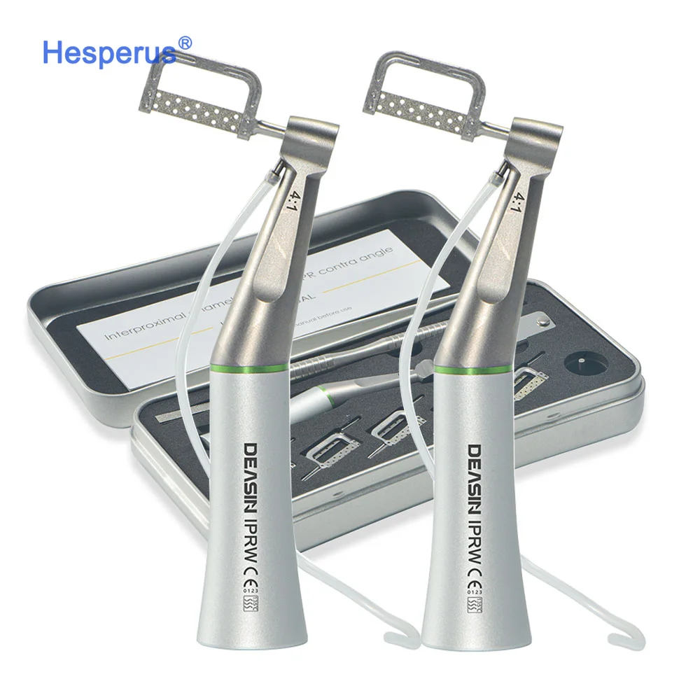 Den tal Orthodontic 4:1 Contra Angle Handpiece Reciprocating Interproximal Stripping Ipr System Tools Den tal Handpiece Kit