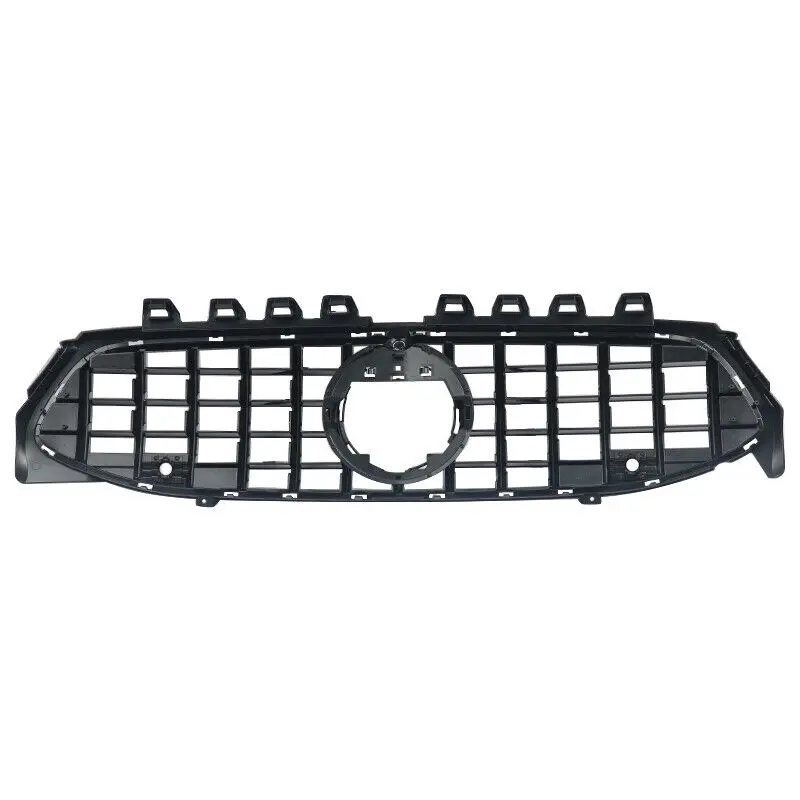 Glossy Black Gtr Stijl Bumper Grille Voor Mercedes Benz Cla-Klasse W118 20-23 Cla180 Cla200 Cla250 Claa35 Amg Voorbumper Grille