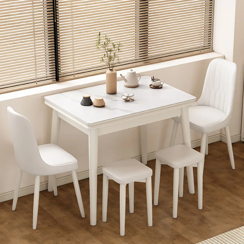 Mesa de Jantar Pequena de Parede com Cadeiras para Restaurante, Cozinha, Café, Mesa de Jantar Moderna, Mesa de Escrita para Sala de Estar, Móveis para Salão