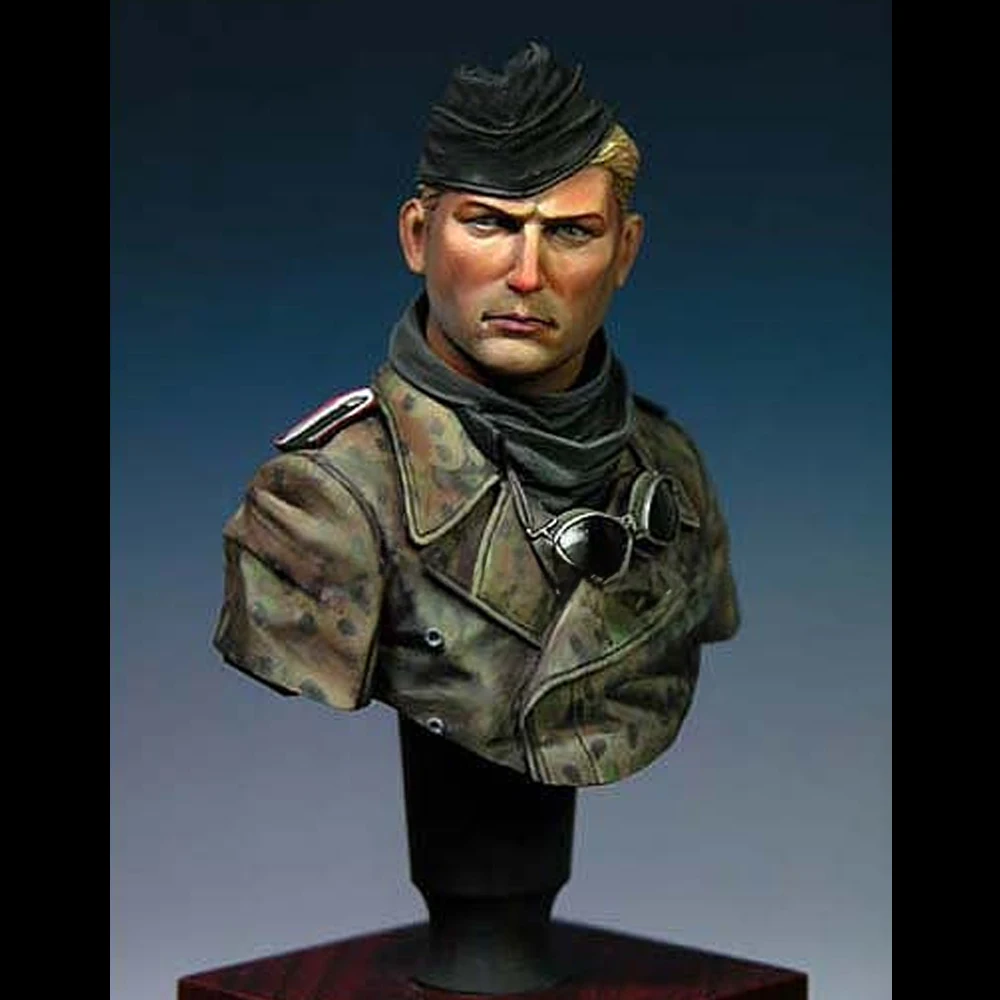 1/10  Tank crew, Resin Model figure Bust, GK, Military theme, Unassembled and unpainted kit