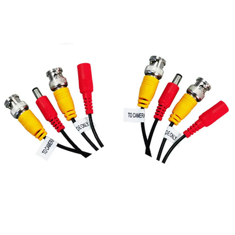 Devoccvo Nieuwe 40m BNC Video Power CableBNC + DC-stekkerconnector voor CCTV-beveiligingscamerakit