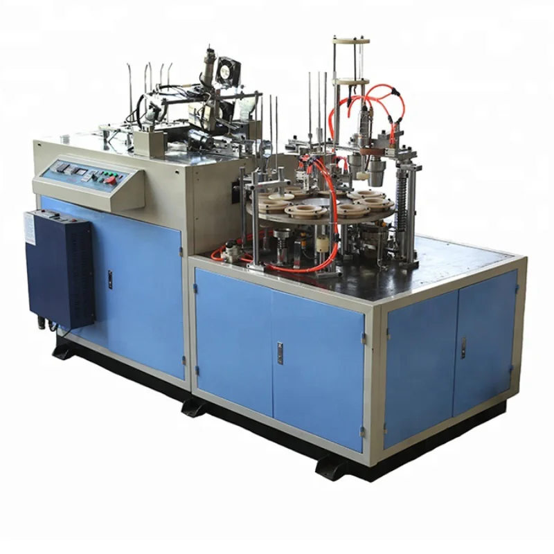 China High Quality Paper Cup Making Production Line Office Drinking Disposable Double Wall Ripple Coffee Tea Paper Cup Machine