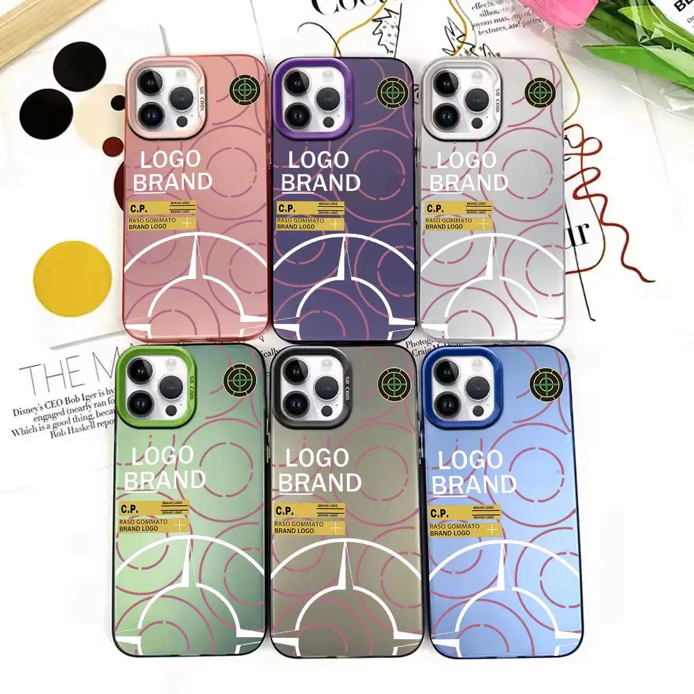 Чехол для телефона черный lMDColor Silver Shell для телефона 16, 16e, 15, 14, 13, 12, 11 Pro Max Plus A-islandes-stonese-P