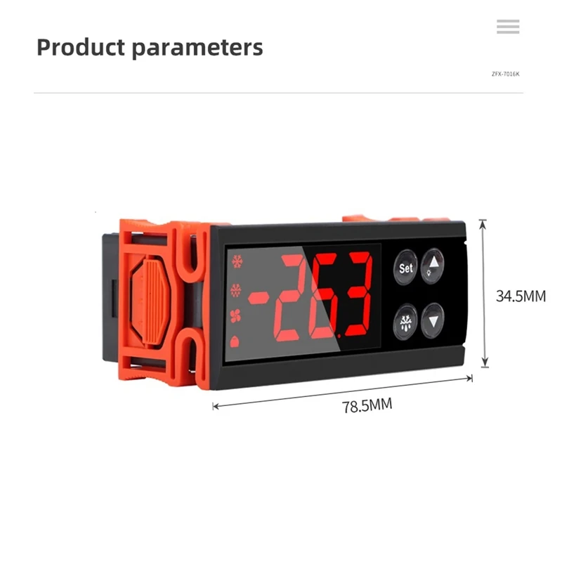 Digitale thermostaat Hygrostaat Temperatuur-vochtigheidsregelaar Regulator Verwarming Koeling Controle ECS-961NEO