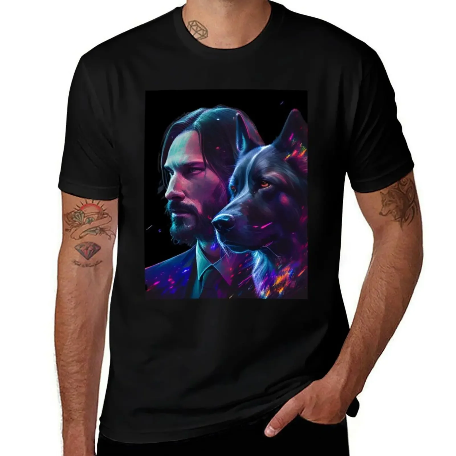 

John Wick: The Legendary Hitman T-Shirt anime t shirts korean fashion essential t shirt mens plain t shirts