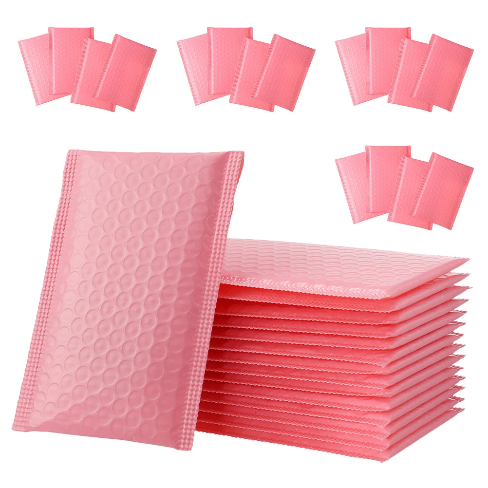 60pcs Co-Extrusion Film Bubble Mailers Heavy Duty Waterproof Padded Envelopes For Jewelry Cards Keychains Small Items Shipping