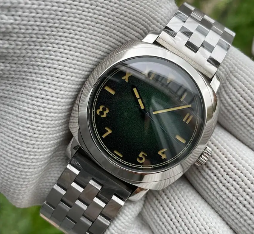 STEELDIVE Men Automatic Watch 42MM Mechanical Wristwatch Diver 20Bar Waterproof C3 Luminous Sapphire Mirror NH35 California Dial