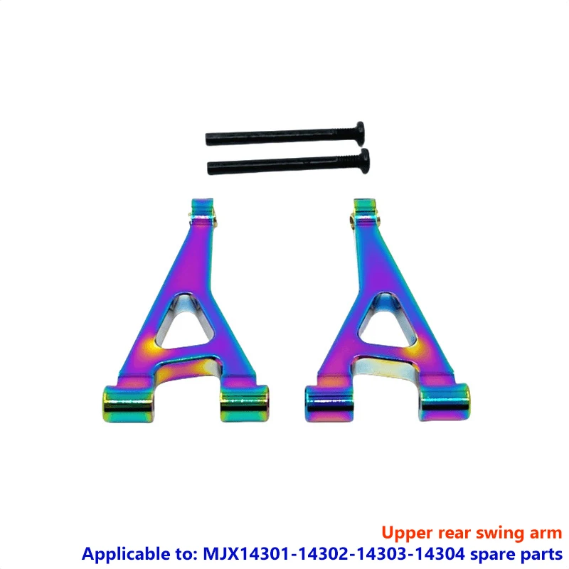 MJX Hyper Go 14301 14302 14303 14304 piezas de Metal de coche teledirigido juego de brazo oscilante superior e inferior soporte de torre de choque piezas de mejora