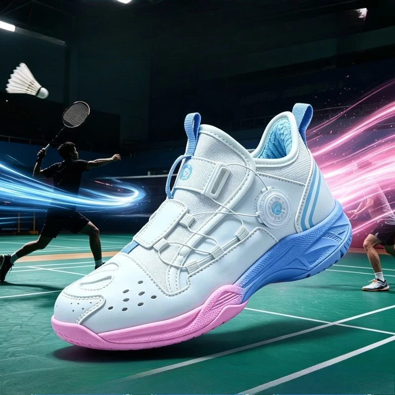 2026 New Luxury Shoes Badminton Men Anti-Slip Man Indoor Court Shoes Unisex Men Tennis Shoes Light Weight Table Tennis Shoe Men
