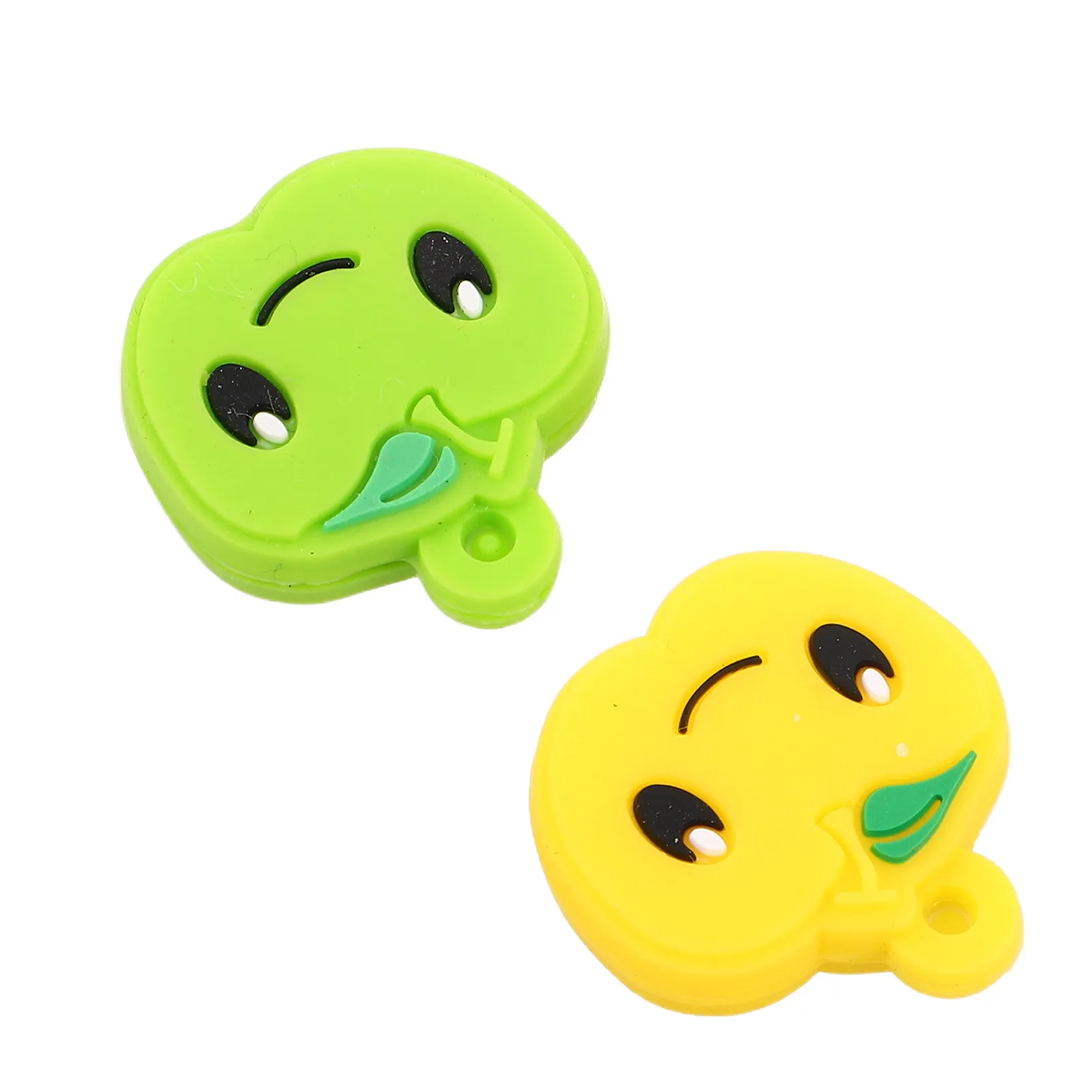 

2Pcs Cute Cartoon Tennis Racket Dampener Silicone Vibration Absorber Shockproof Performance Enhancer Indoor Outdoor Use
