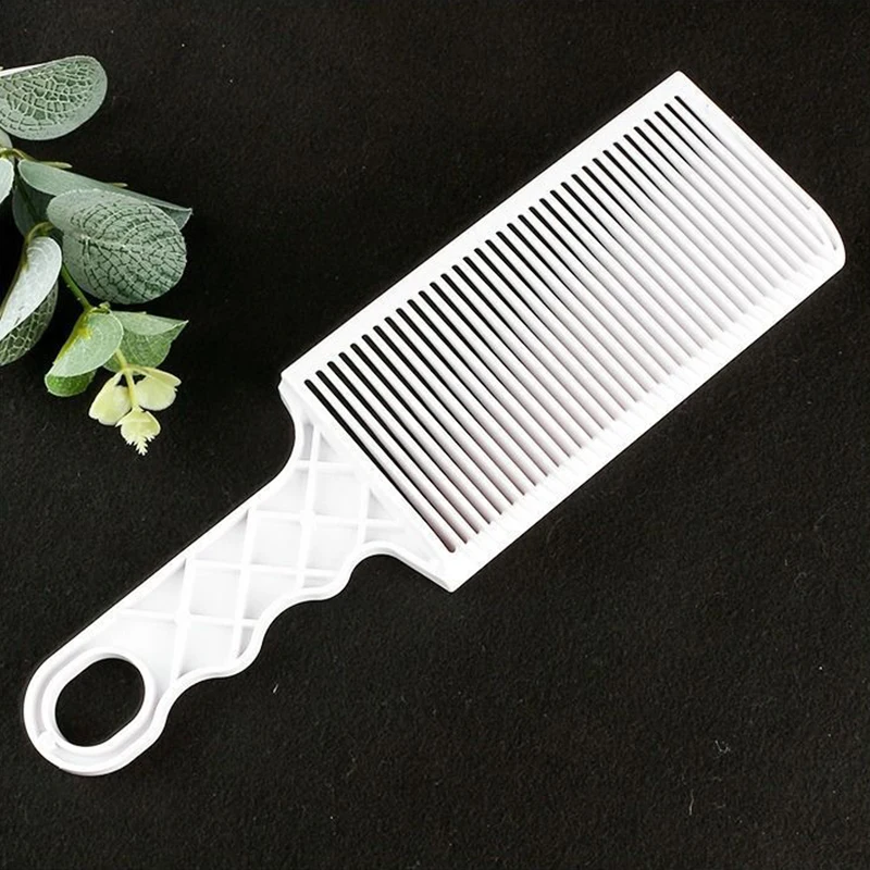 Fading Comb Professional Barber Clipper Blending Flat Top Hair Cutting Comb For Men Heat Resistant Fade Brush Salon Styling Tool