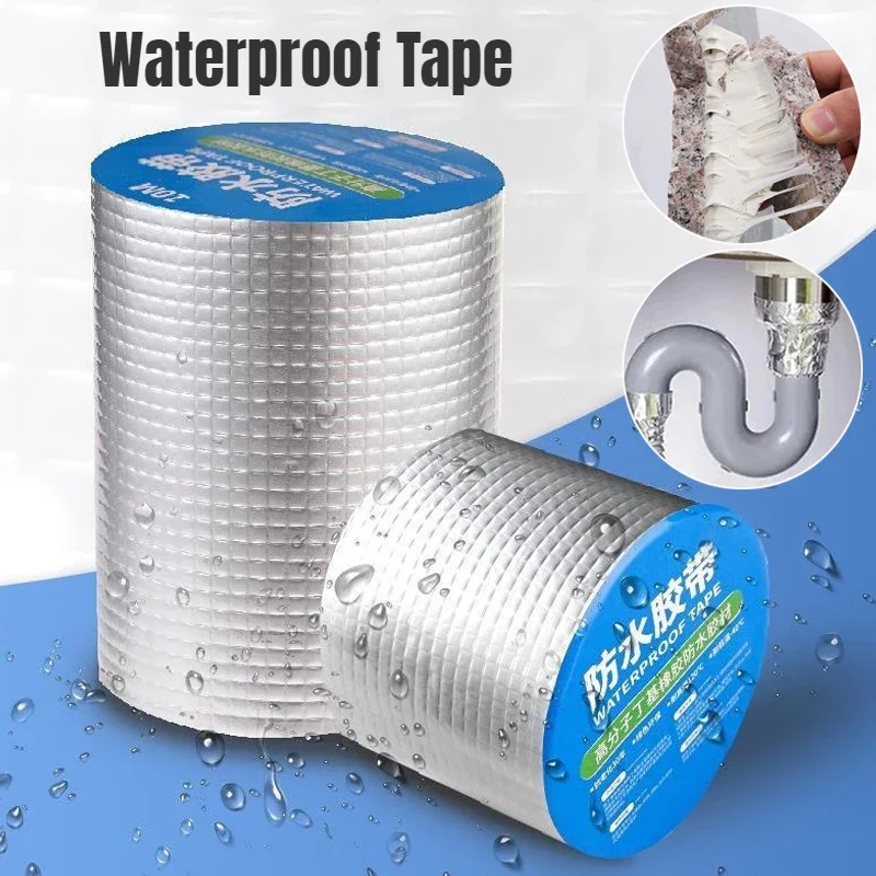 

1M/3M/5M/10M Waterproof Tape Stop Leaks Seal Repair Garden Hose Water Bonding Tube Pipe Pool Rescue Adhesive Insulating Fix Tape