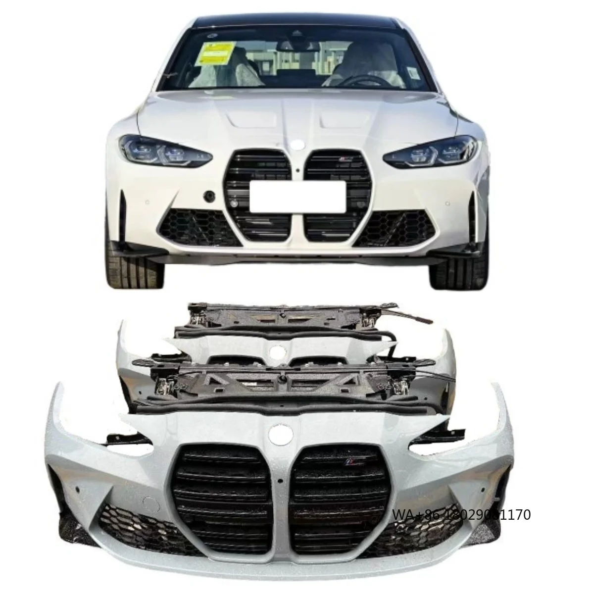 

Hot Selling Original ABS Plastic Front Bumper for M3 G80 M4 G82 G83 Easy Installation Upgrade and Replacement Kit