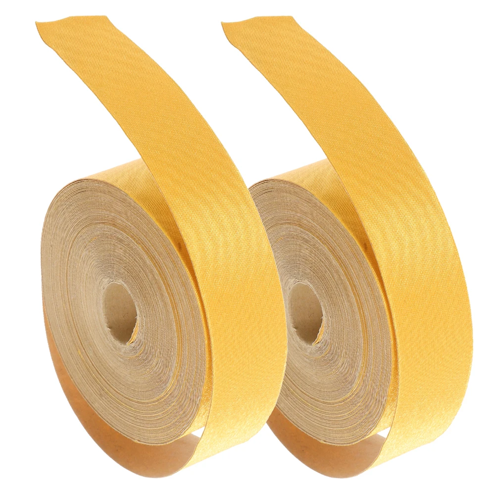 

2pcs Lamp Shade Material Cloth Strip Banding Tape Edging for Light Shades Trim Yellow Cover Self Adhesive Strips Easy