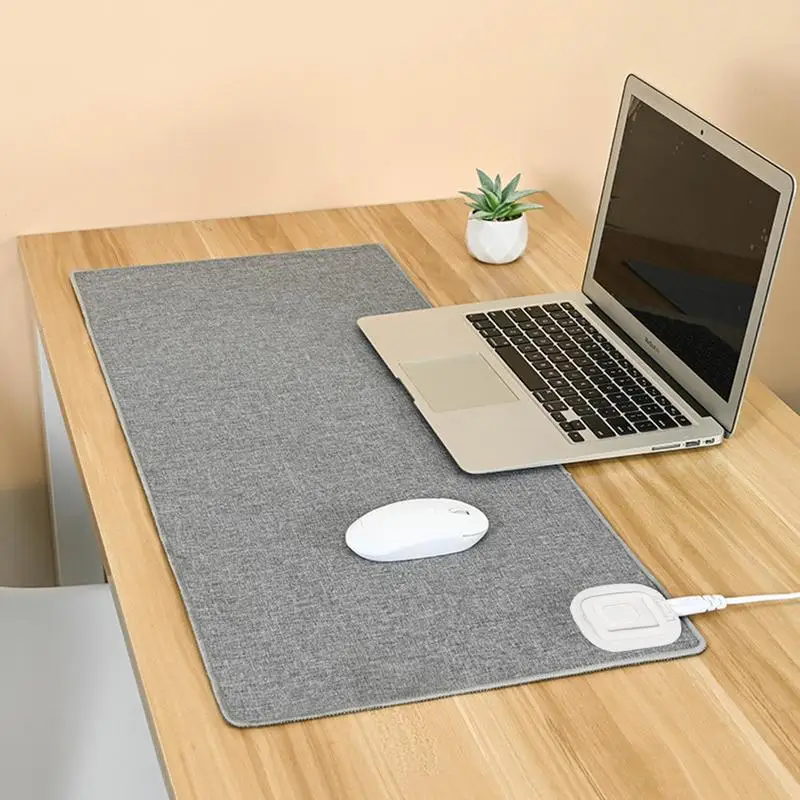 Heating Mouse Pad Large Office Desktop Shortcut Keys Heating Pad Dormitory Students Do Homework Waterproof Desk Warm Pad